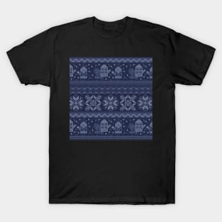 Knitted christmas pattern T-Shirt